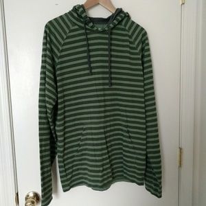 green striped sweater